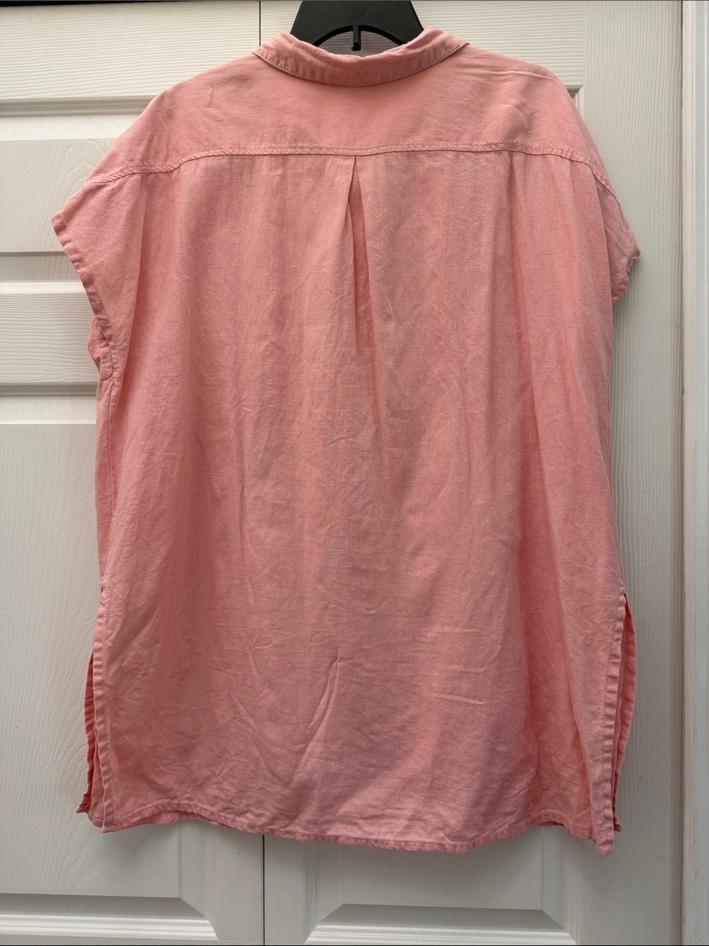 Light Pink Button-Front Tunic - Picture 5 of 9